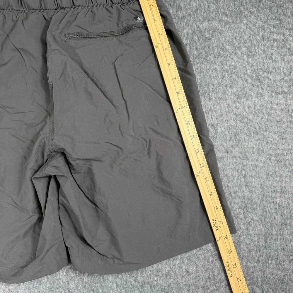 Columbia Shorts Mens S Gray Nylon Belted Hiking Outdoor Performance XM4456